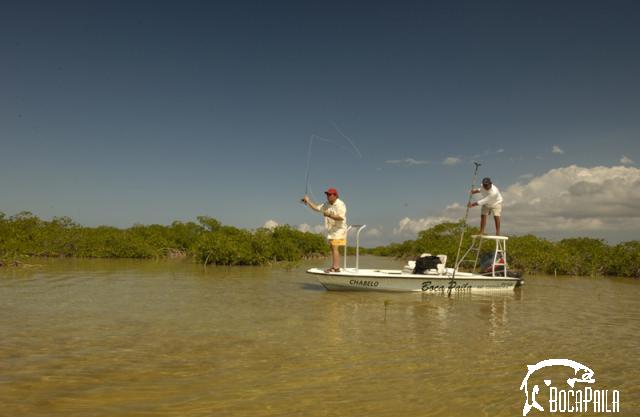 Flats fishing on Boca Paila Lagoon